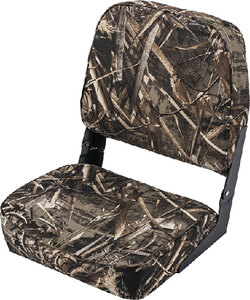 CAMOUFLAGE FOLD DOWN SEAT (WISE SEATING) 18 1/2"D x 15 3/4" W x 18 3/4"H Real Tree Max 5